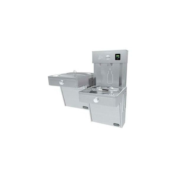 Elkay LVRCTL8WSK EZH20 VR Bi-Level Water Bottle Filling Station & Bubbler, Filtered, Stainless Steel LVRCTL8WSK - main